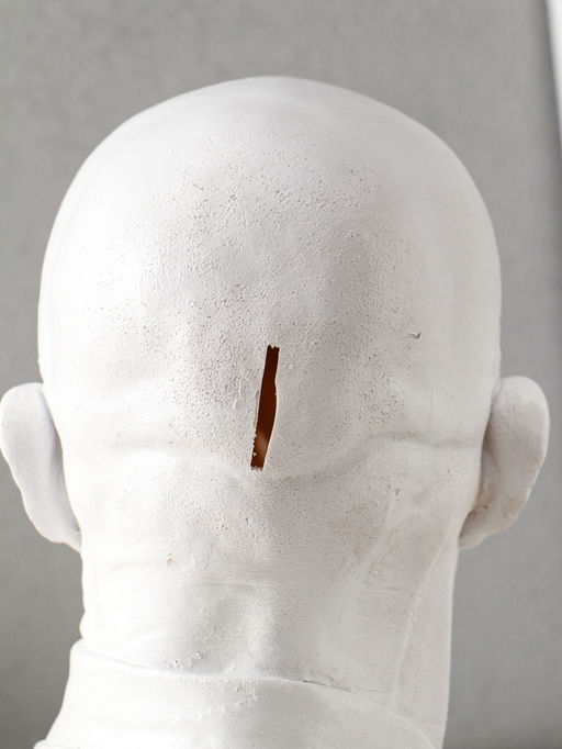 Копилка "Волан-де-Морт" 31х27х23 см, белый с золотом