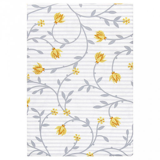 "Ароматный жасмин-К" Скатерть 220х145см, длина стола до 180см, на 8-10 персон, хлопок "Премиум" 186г/м2, "Домашняя мода" (Россия)