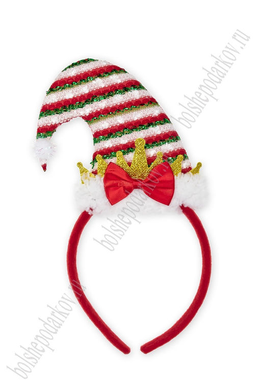 Новогодний ободок 23 см "Колпак" (SF-1708) №6