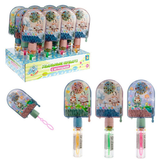 Мыльные пузыри Мы-шарики с игрушкой "Пинбол" 40 мл (поштучно) арт.Т23141 /12