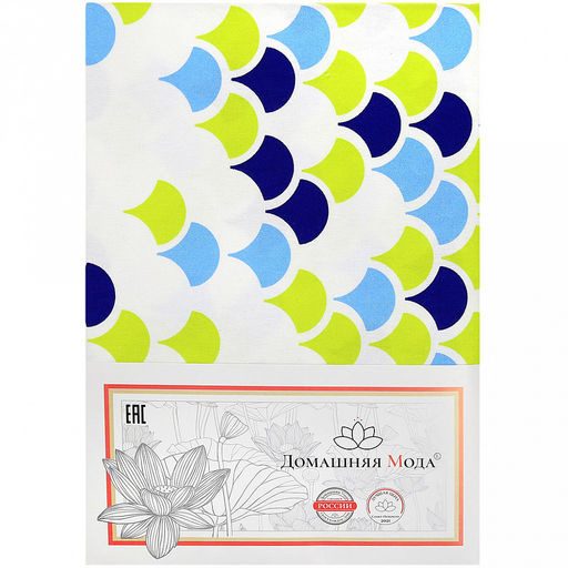 "Росса" Скатерть 150х145см, длина стола до 110см, на 4 персоны, хлопок "Премиум" 186г/м2, "Домашняя мода" (Россия)