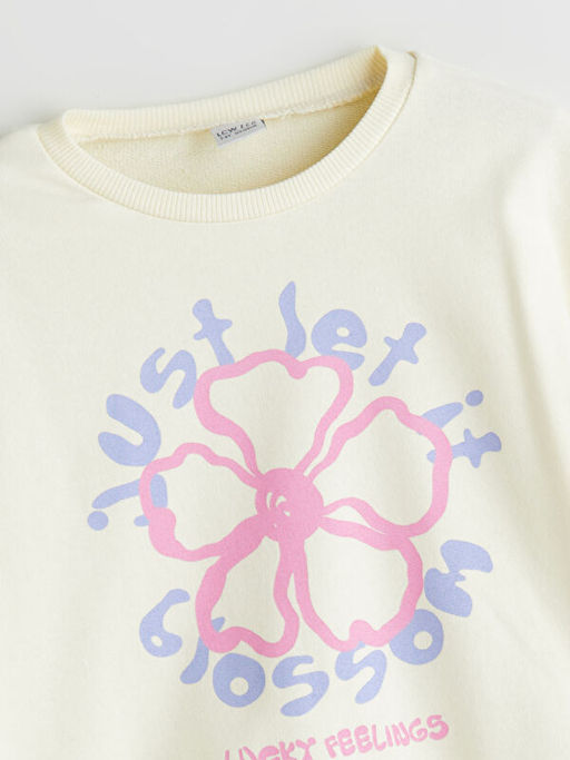 Bisiklet Yaka K?z ?ocuk Pijama Tak?m?