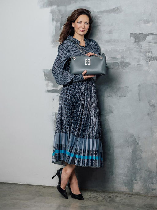 Юбка женская 12411-38033 black/grey - Eleganzza фото 7