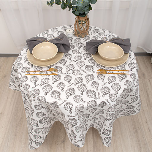 Скатерть 145х220, рогожка, 100 % хлопок, Артишоки ВБ 145х220 - Традиция фото 10