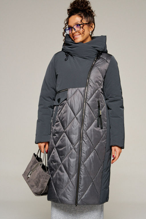 Пальто Beautiful Free 8023 графит