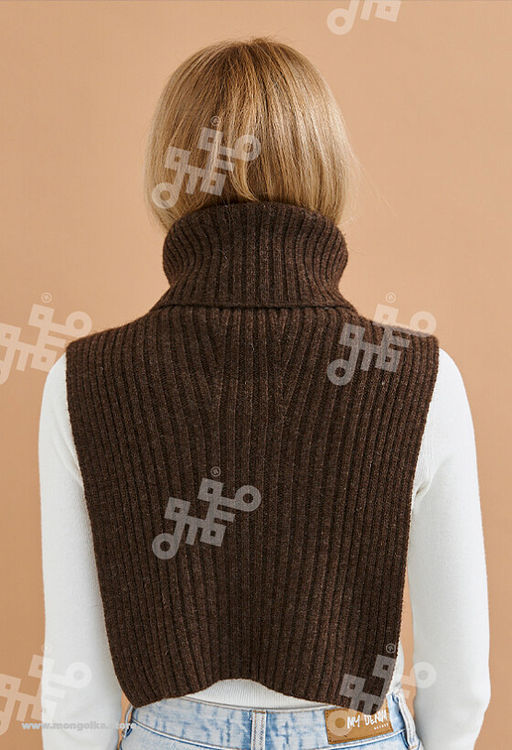 Воротник из 100% монгольской шерсти (арт. 05128) - Тод оймс ххк фото 7