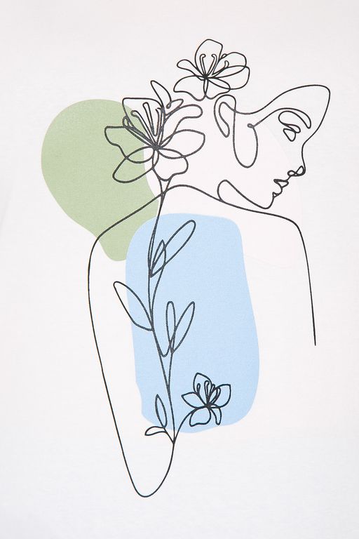 футболка блуза 95% хлопок, 5% эластан - Prima linea фото 7