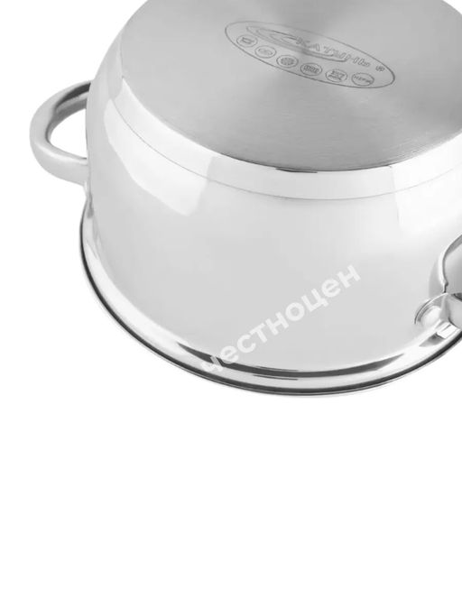 Набор кастрюль 6пр "Гретта" (1,6л+2,2л+3,2л) KT04-А