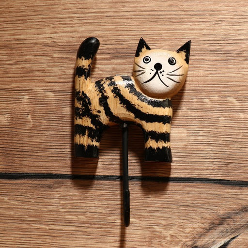Декоративный крючок «Котик», 10×3×13 см