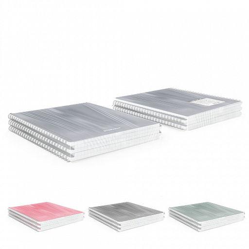 Цена за 60 шт. Тетрадь общая с пластиковой обложкой на спирали ErichKrause Classic, ассорти, А5, 60 листов, клетка  фото 35