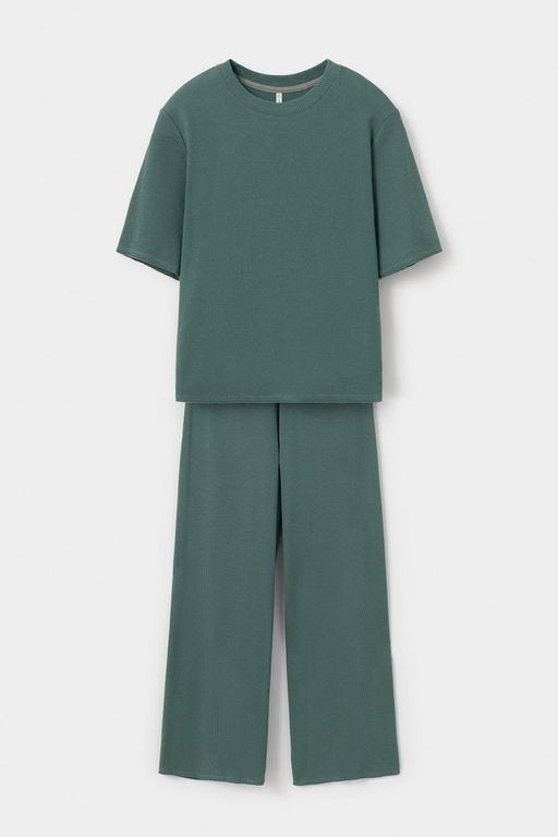 Е 20197/темный лес пижама жен