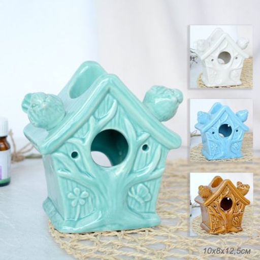 Аромалампа Домик / 1801 /уп 72/ (Голубой)