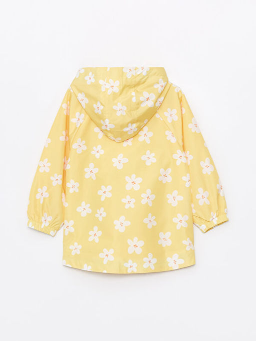 Kap??onlu Uzun Kollu Bask?l? K?z Bebek Ya?murluk - Waikiki фото 2