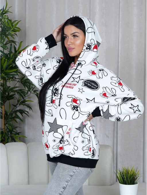 Кристи свитшот женский (серый) - Lovetex фото 20