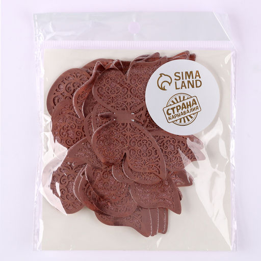 Набор для украшения Бабочки с узорами, набор 12 шт, цвет розовое золото - Страна карнавалия фото 5