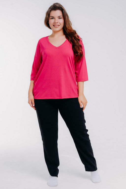 Футболка женская из вискозы Марина малина