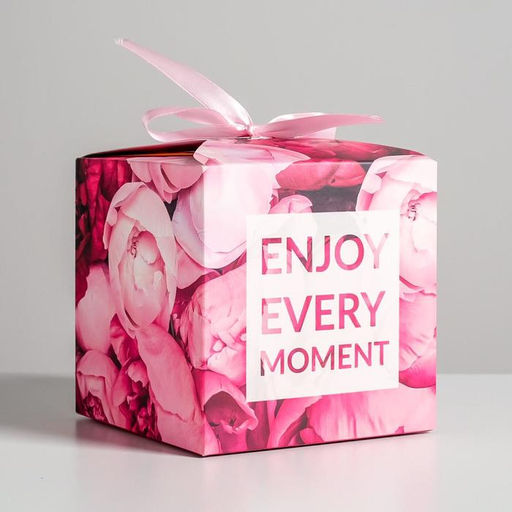 Коробка складная Enjoy every moment, 12 12 12 см