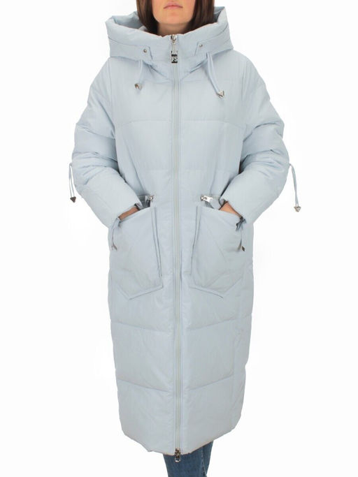 H303 BLUE Пальто зимнее женское (200 гр. холлофайбер) - Fashion фото 2