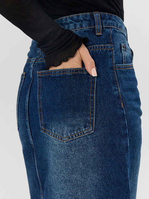 Юбка женская джинсовая - Mark formelle фото 5