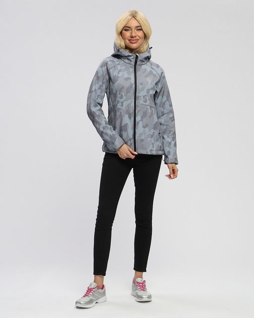 Ветровка MTFORCE женская softshell серого цвета 2207-1Sr  фото 26