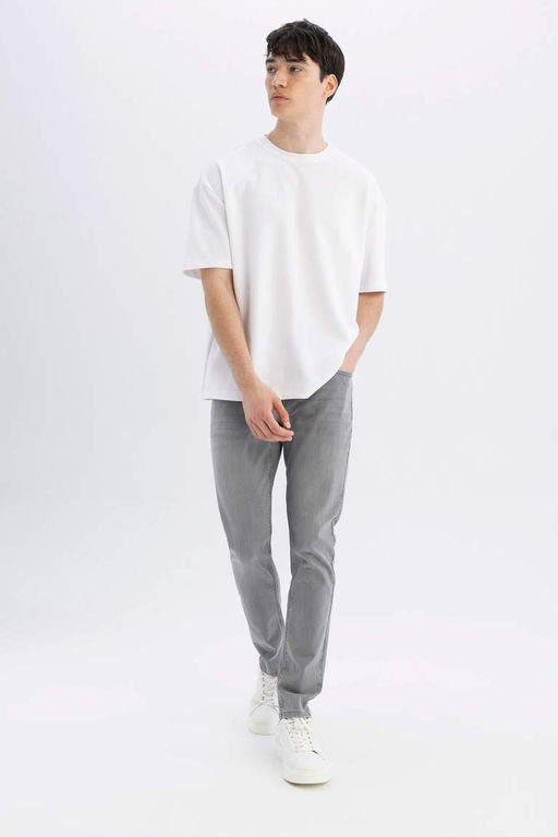 Джинсовые брюки скинни Carlo очень узкого кроя с нормальной талией и очень узкими штанинами - Defacto фото 3