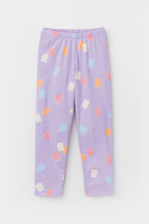 КР 4074/пастельно-лиловый,мишки к459 бриджи для дев - Crockid фото 2