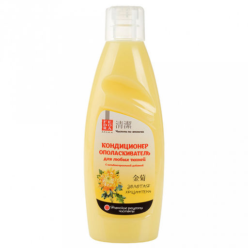Кондиционер-ополаскиватель 750мл, "Чистота по-японски" "Золотая хризантема", 9х6х27см, "Fedora" (Россия)