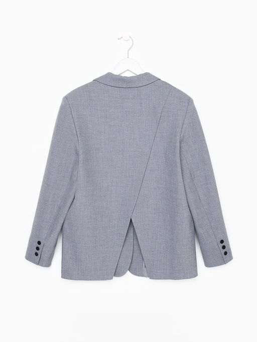 Пиджак женский с разрезом на спине MIST, размер 46-48 (L-XL), серый