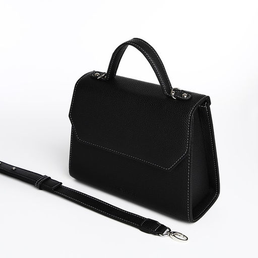 Сумка женская TEXTURA, мессенджер, средний размер, цвет чёрный фото 4