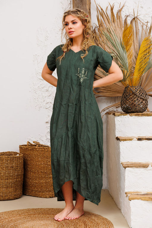 Платье AMORI 9733 изумруд  фото 4