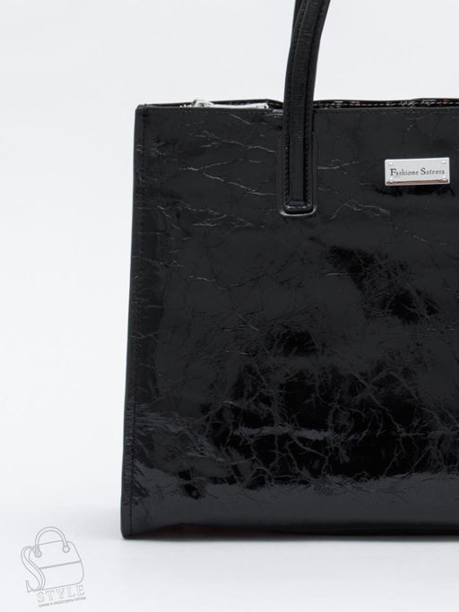 Сумка женская кожаная 9620SP black Velina Fabbiano-Safena