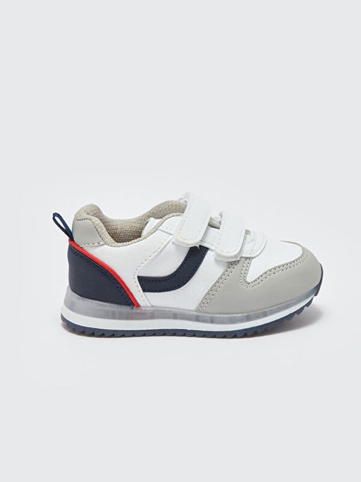 C?rt C?rtl? Taban? I??kl? Erkek Bebek Spor Ayakkab? - Waikiki фото 3