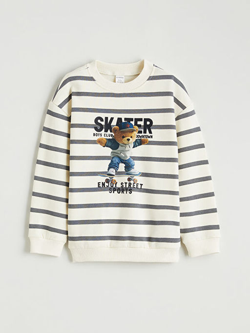 Ay? Teddy Bask?l? Erkek ?ocuk Pijama Tak?m