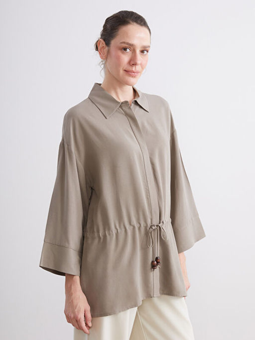 Keten Kar???ml? Kad?n G?mlek