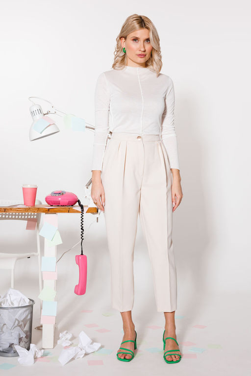 Брюки KOKOdea 214260.2 бежевый  фото 4