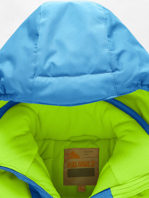 Горнолыжный костюм для мальчика зеленого цвета 9317Z - Valianly фото 7