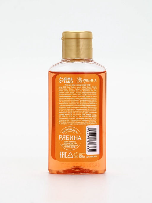 Подарочный набор новогодний Ароматы праздника, гель для душа, печенье, 100 мл и носки, URAL LAB