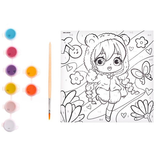 Картина по номерам Летнее счастье, 15 15 см - Школа талантов фото 5