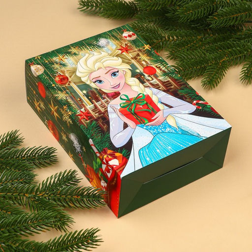 Коробка складная С Новым годом, 16 ? 23 ? 7.5 см