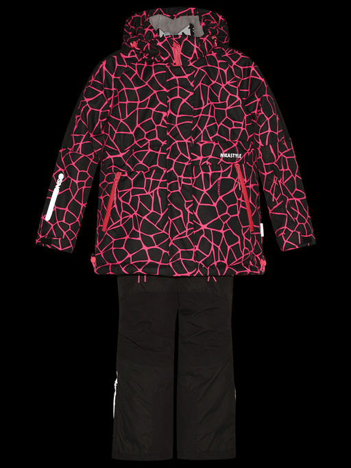 Костюм 7з3025 фуксия/черный