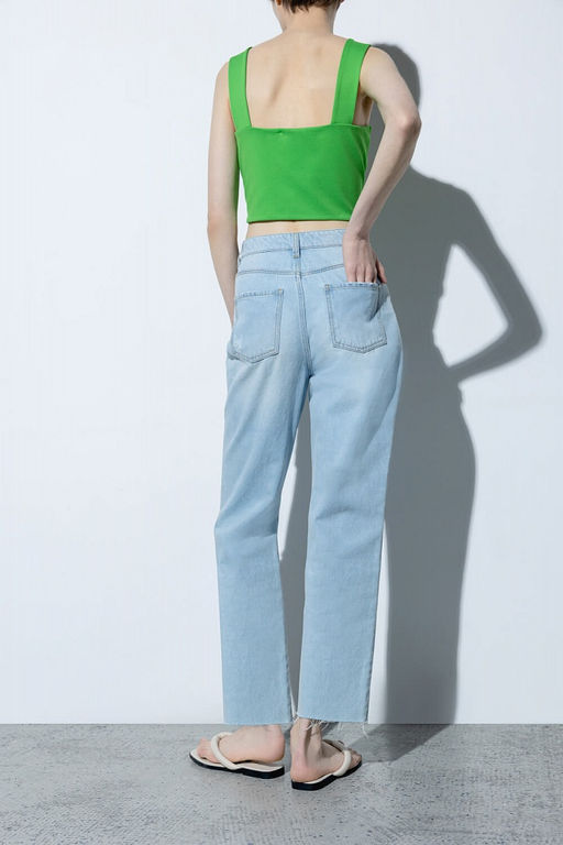 Блузка-топ с глубоким квадратным вырезом - Incity фото 4