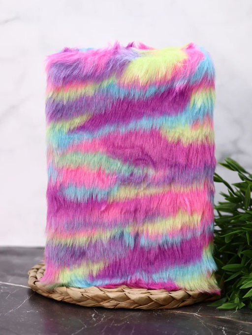 Блокнот плюшевый "Rainbow lama", bright, 21,5х15 см, плотность 80 гр.