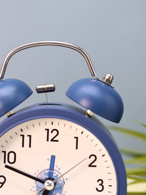 Часы-будильник "Funny drawing", blue (13,5х10 см)