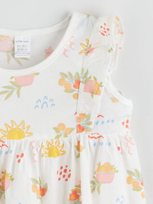 Bisiklet Yaka K?z Bebek Elbise 3l?