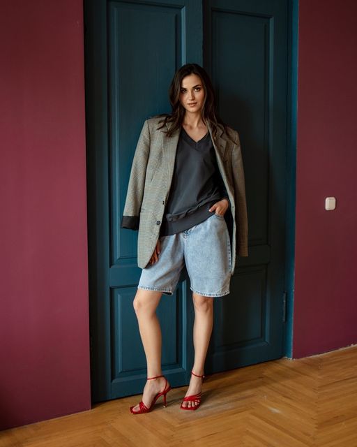 Свитшот с V-образным вырезом 93.4.3 - Elena sorti фото 5