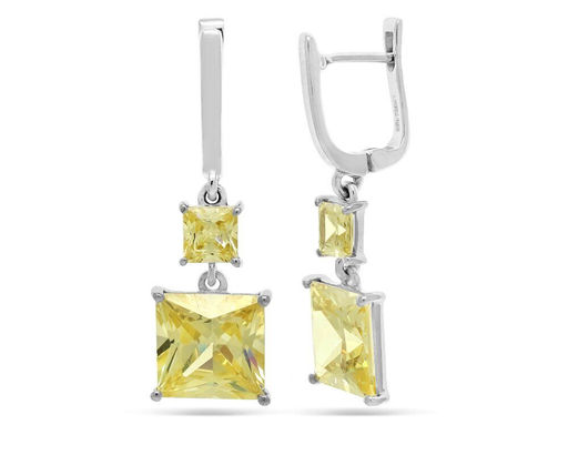 Серьги из серебра крайола циркон, Дар