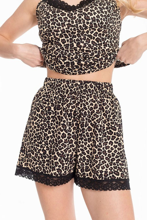 Пижама М325018бч бежевый/черный - Елена фото 7