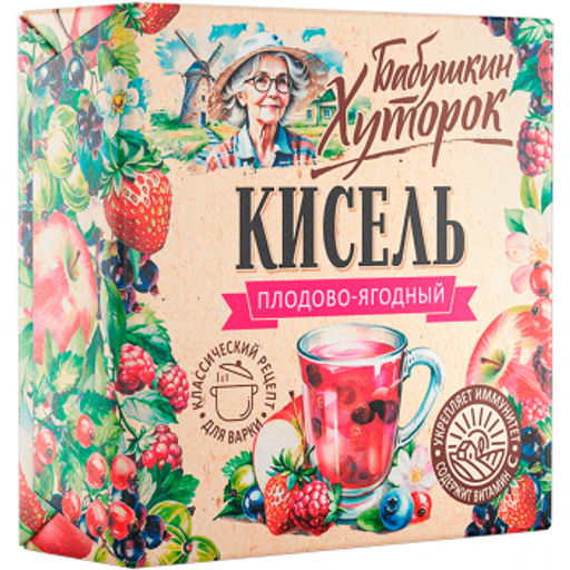 2шт.Кисель Баб. Хут. Плодово-Ягодный 180г - Бабушкин хуторок фото 2
