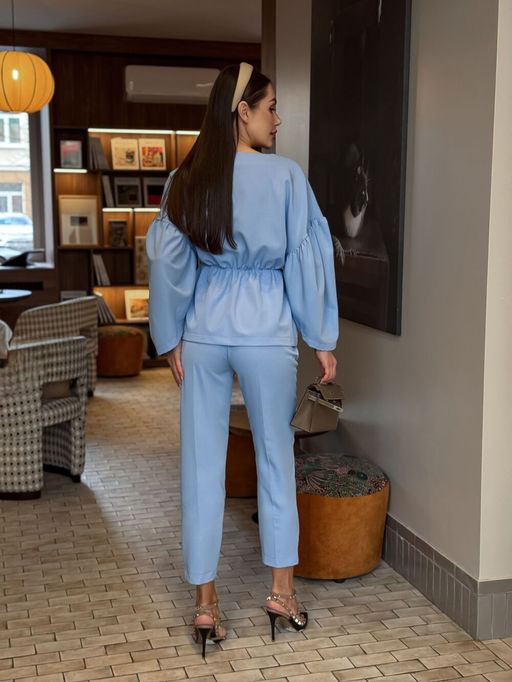 Брюки AURA 4171-164 голубой