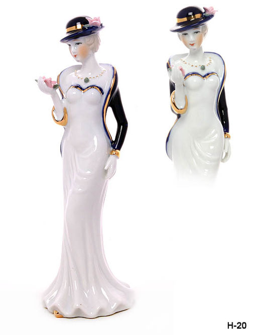 Статуэтка Дама с цветком 20 см / XH-068F /уп 50/ - Галеонтрейд фото 11